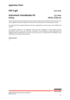 Application sheet for HSV 2 IgG