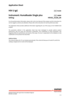 Application sheet for HSV 2 IgG