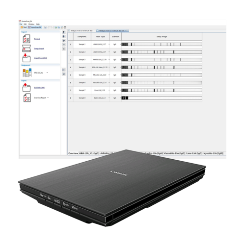 HumaScan FA software (500 tests)